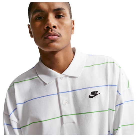 Nike Ανδρική κοντομάνικη μπλούζα Sportswear Club Oversized Striped Polo Shirt